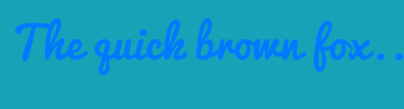 Image with Font Color 007BFF and Background Color 17A2B8